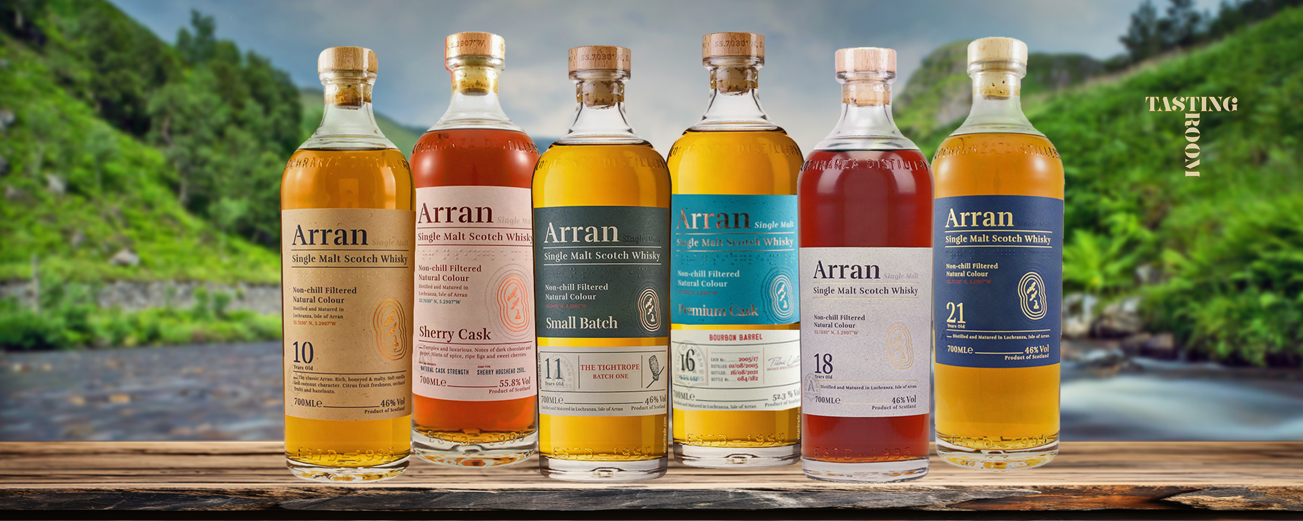 Aaran single malt tasting