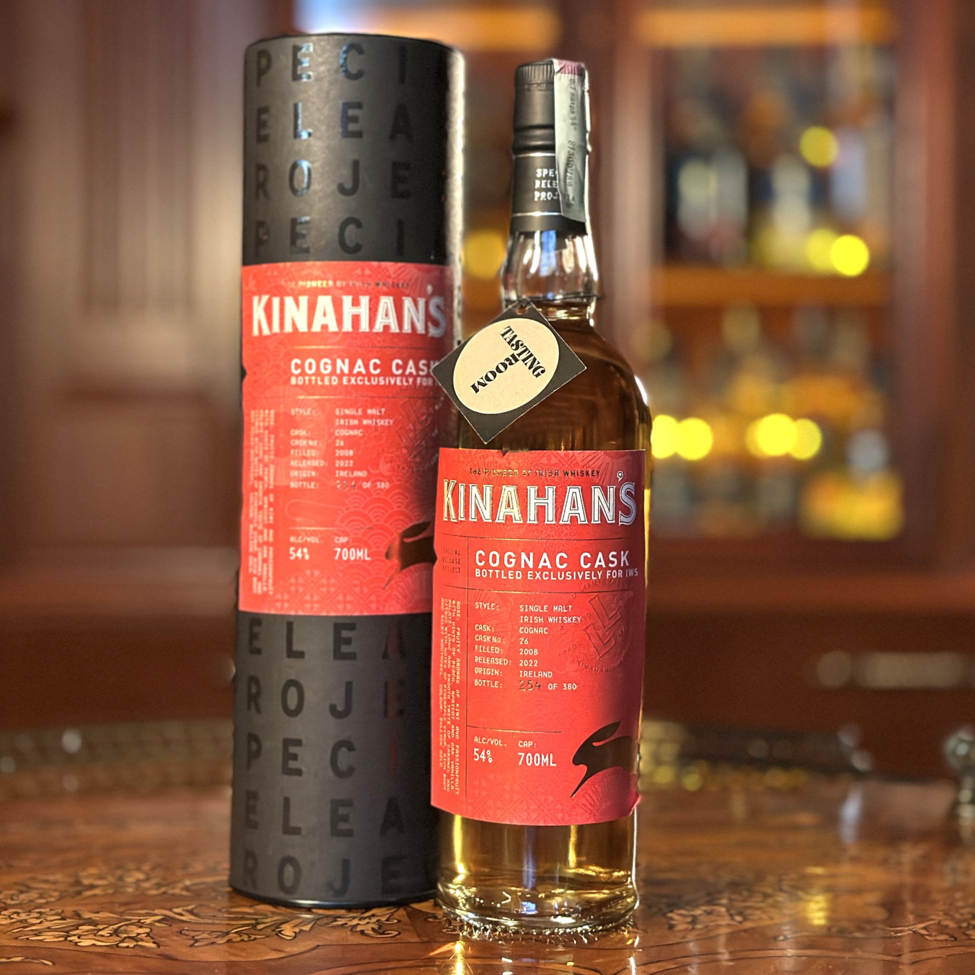 Kinahan's Cognac Cask, single mals, Irsih whiskey, лимитирано