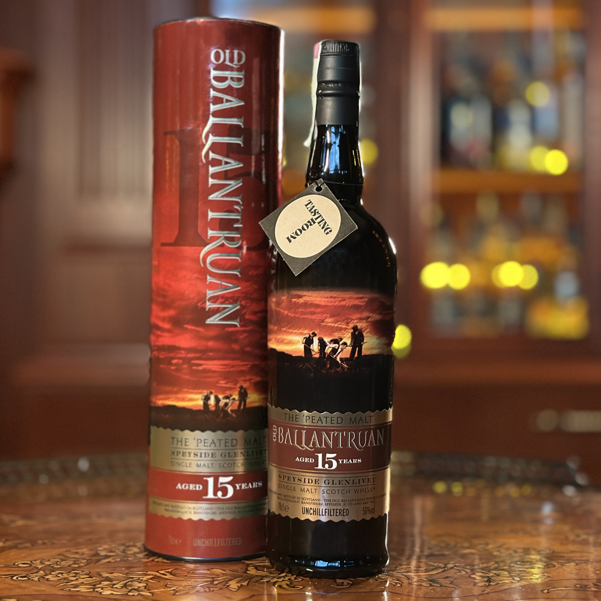 old ballantruan 15 yo peated speyside malt