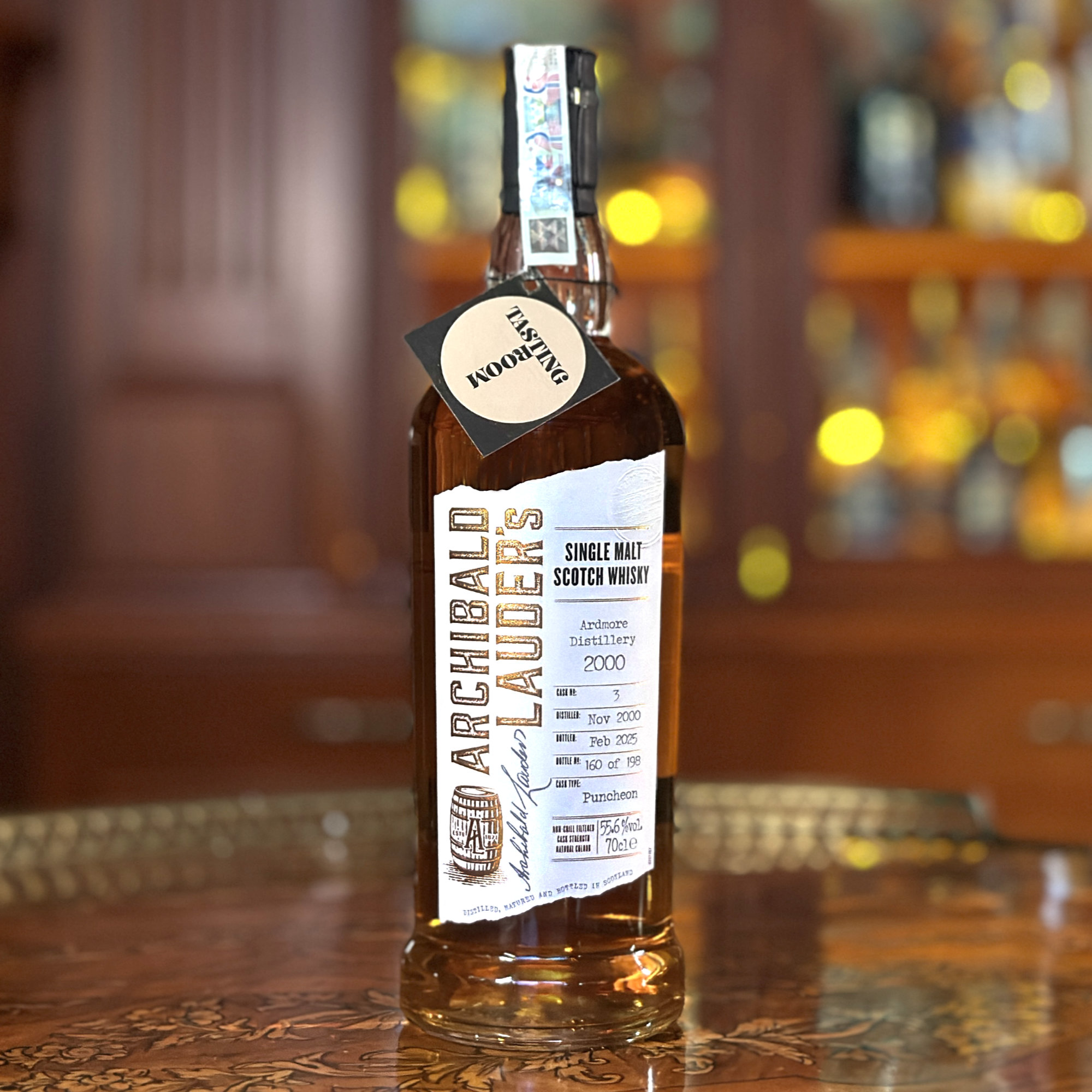 Archibald Lauder's SC Batch 3 Ardmore Distillery 2000-CS 55.6%, single malt, Scotch whisky, nin chill filter, cask strenth, natural couler, Ardmore distillery