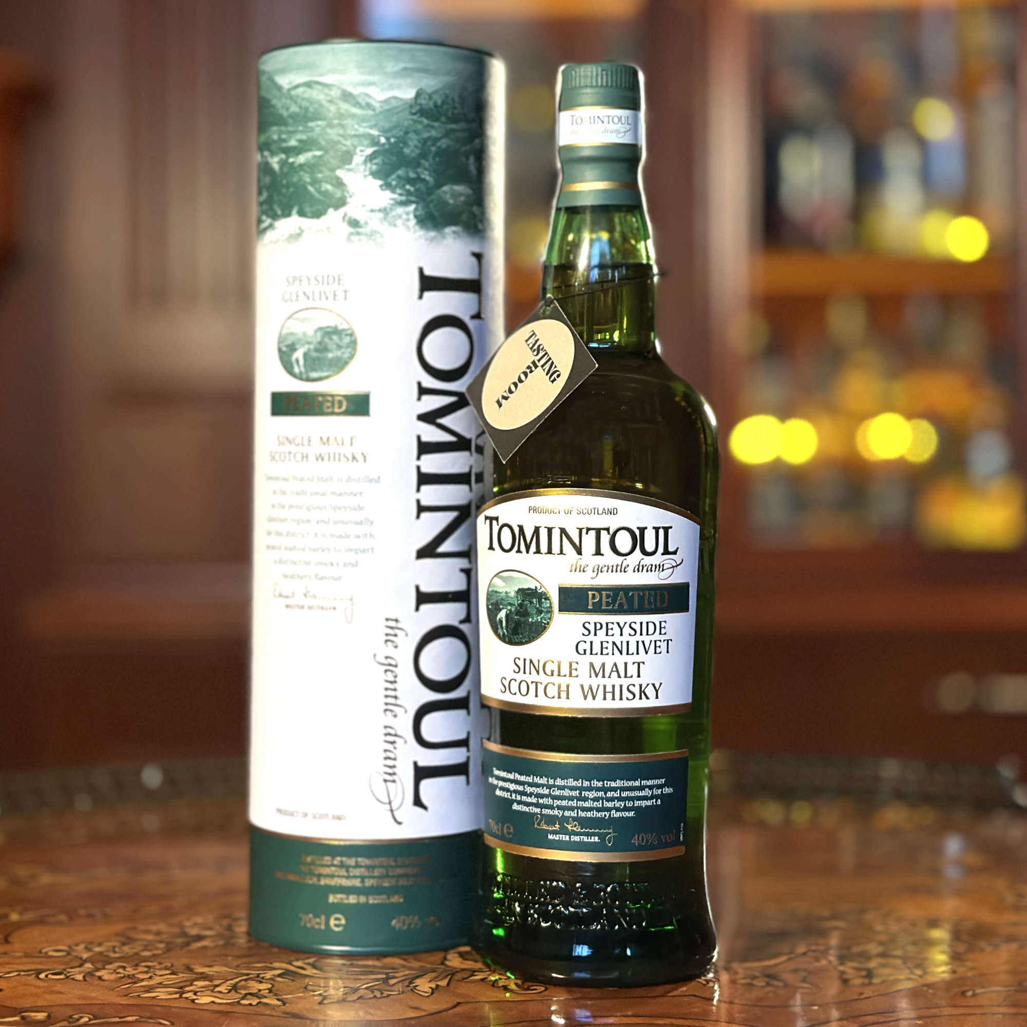 Tomintoul Peated,single malt, Speyside, Scotch whisky