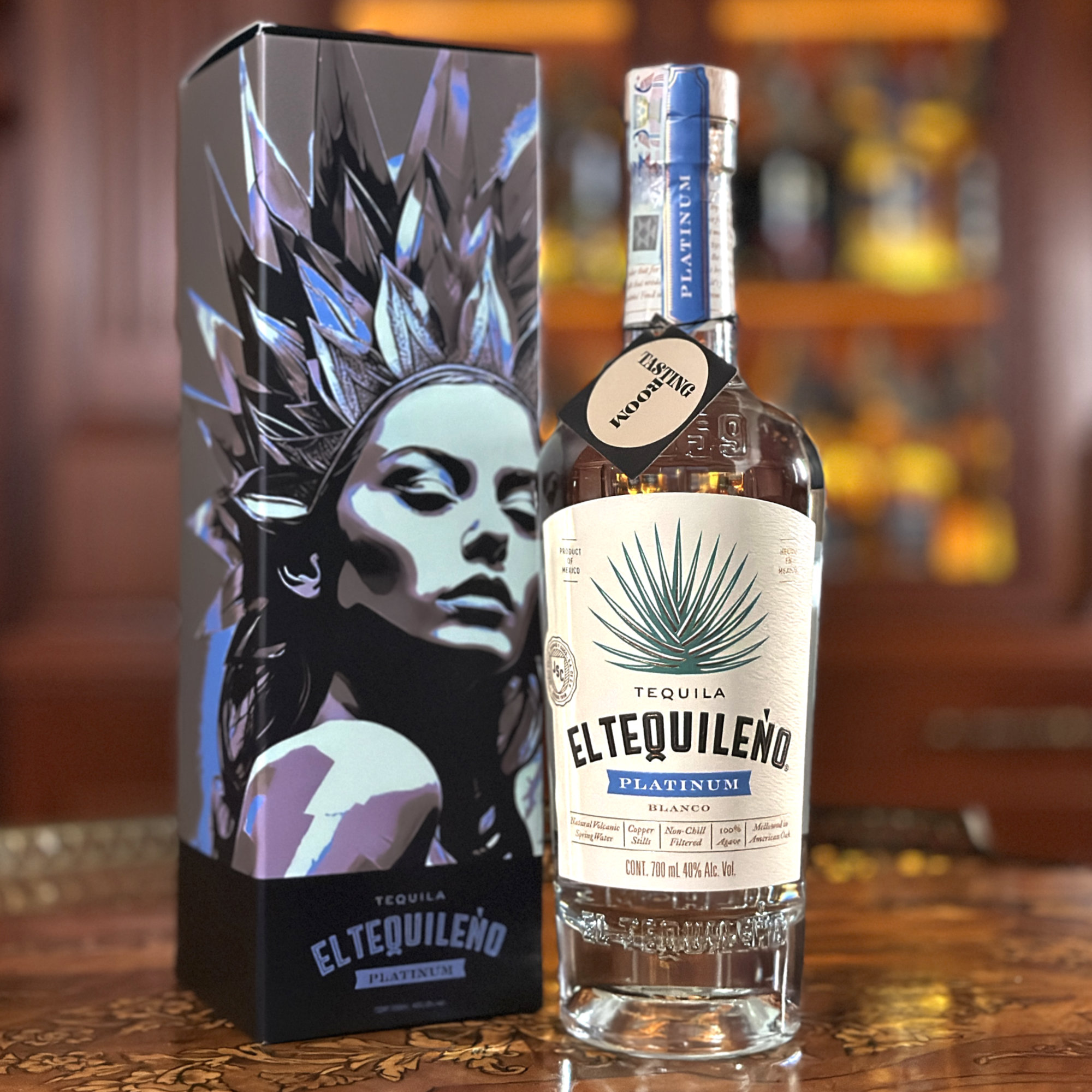 El Tequileno Platinum Blanco Tequila